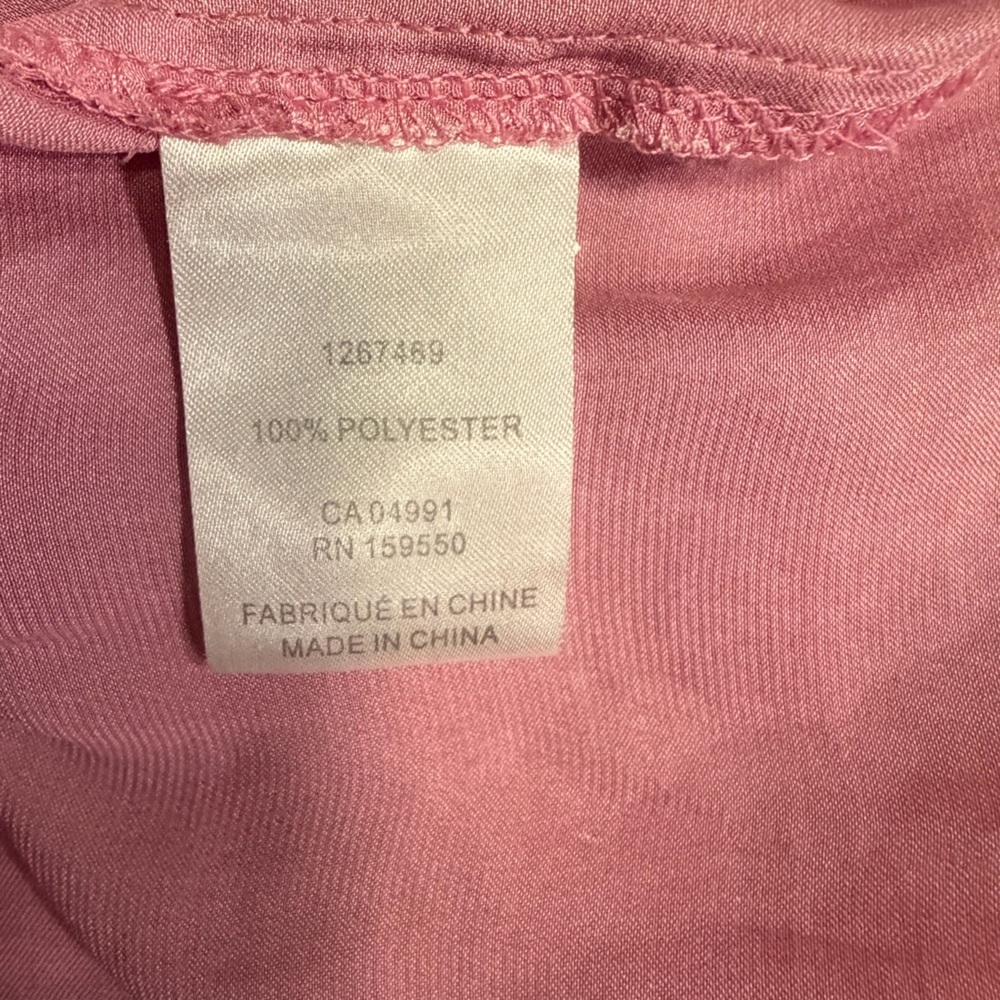 Chic Pink Ruffle Sleeve Blouse - Picture 4 of 4